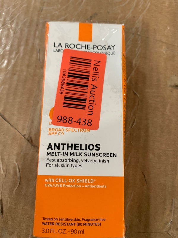 Photo 1 of *NONREFUNDABLE*
***exp. 11/27 ***La Roche-Posay Anthelios Melt-In Milk Sunscreen SPF 60, Sunscreen For Body & Face, Broad Spectrum SPF + Antioxidants, Oil Free, Lightweight & Fast Absorbing, Oxybenzone Free