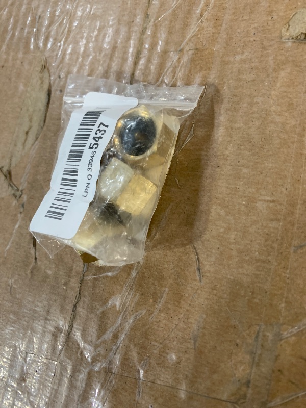 Photo 1 of 6pcs Brass  Cap with Rubber Gasket, 3/8" NPT Female Pipe Plug Hex Thread Head Cap Stop Valve Cap Male End Cap Gas Line Cap Plumbing Fittings for Water Line