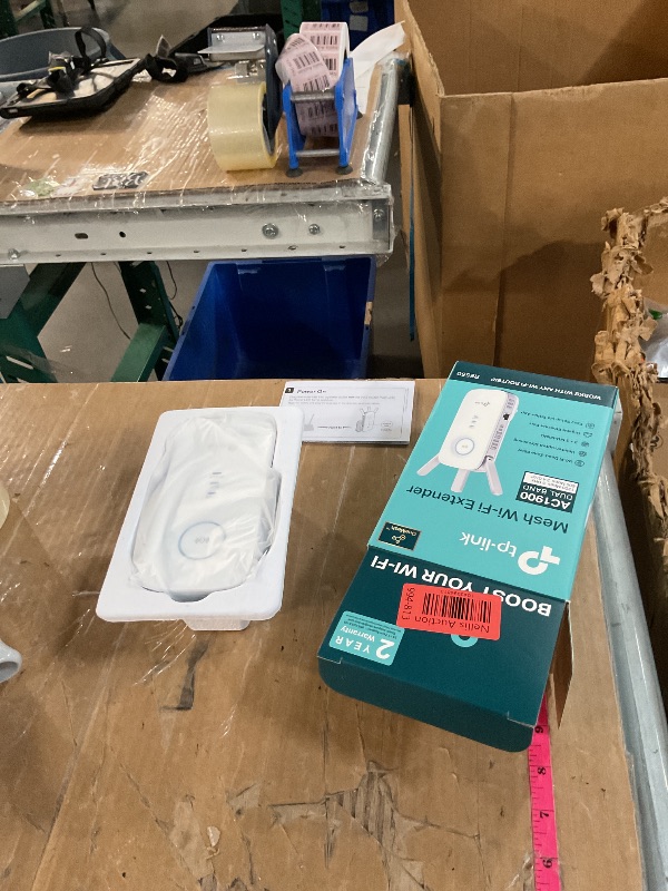 Photo 1 of TP-Link AC1900 WiFi Range Extender RE550 | Dual-Band Wireless Repeater Amplifier w/Gigabit Ethernet Port | Up to 2200 Sq. Ft., 32 Devices | Internet Signal Booster | APP Setup | EasyMesh Compatible