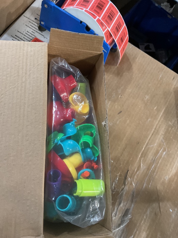 Photo 1 of 113 Pcs Marble Run for Kids,Marble Run Compact Set, STEM Learning Toy, Construction Building Blocks Toys, STEM Marble Runs for Kids GD-358