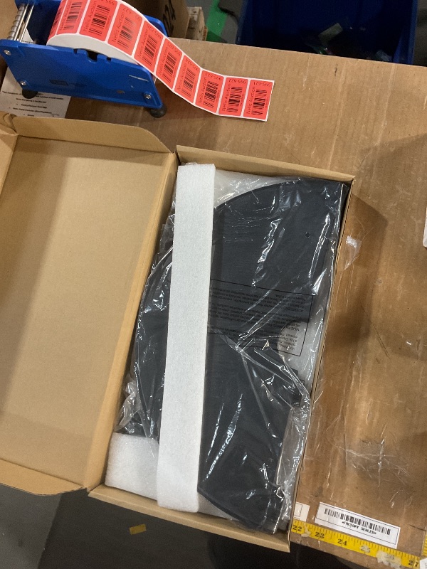 Photo 1 of (Used) FIRJOY Lazy Susan with Umbrella Hole for Outdoor Patio Table | Patio Umbrella Table Tray - 15.7 inch