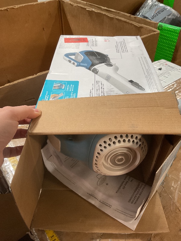 Photo 1 of BLACK+DECKER dustbuster AdvancedClean Cordless Handheld Vacuum, Compact Home and Car Vacuum with Crevice Tool (CHV1410L)