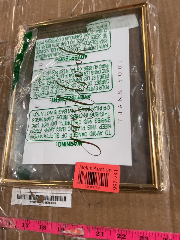 Photo 1 of Calculs Please Sign Our Guest Book Gold Floating Picture Frame Wedding Signs Photo Guest Book Table Place Card Holders Plaques 10”x8” Horizontal