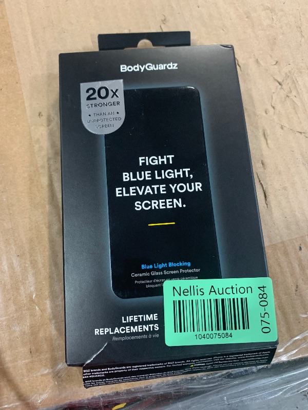 Photo 1 of (missing pieces) BodyGuardz Apex Blue Light Compatible with iPhone 16 Pro Screen Protector - Extreme Impact Technology With Retina Protection -