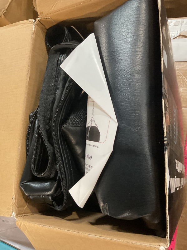 Photo 1 of ***PARTS ONLY***YORWHIN Hanging Punching Bag for Adults, 4FT PU Heavy Bag Boxing Training Equipment with 12OZ Gloves, Reflex Ball, Wristband, Kicking Bag Boxing Set for Training Karate Kickboxing Home Gym(Unfilled)