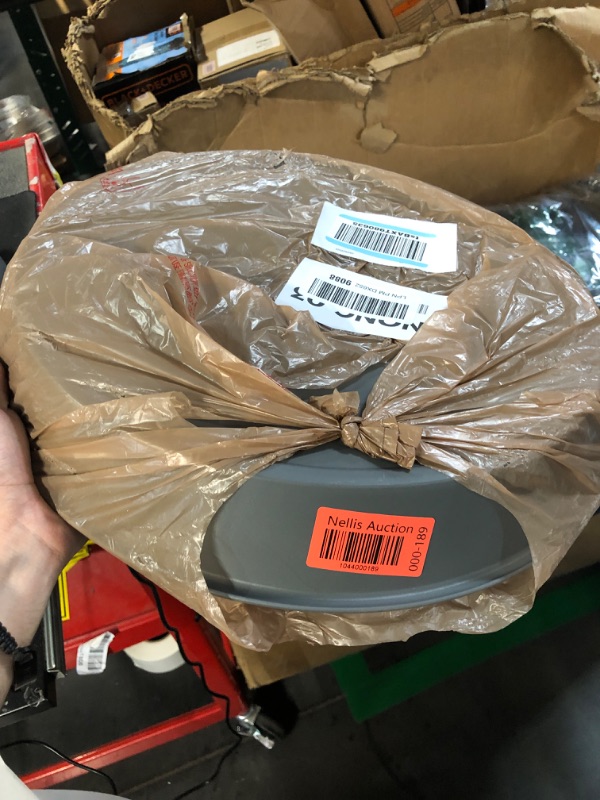 Photo 1 of ***(PARTIAL SET/ ONLY 1)***Bleuhome 2 Pack of 16 17 inch Plant Saucer (15 inch Base), 2.3" Depth, Plant Trays for Pots, Plastic Plant Saucers for Indoors, Bird Bath Bowls, Flower Pot Drip Trays for Planter (17", Cement)