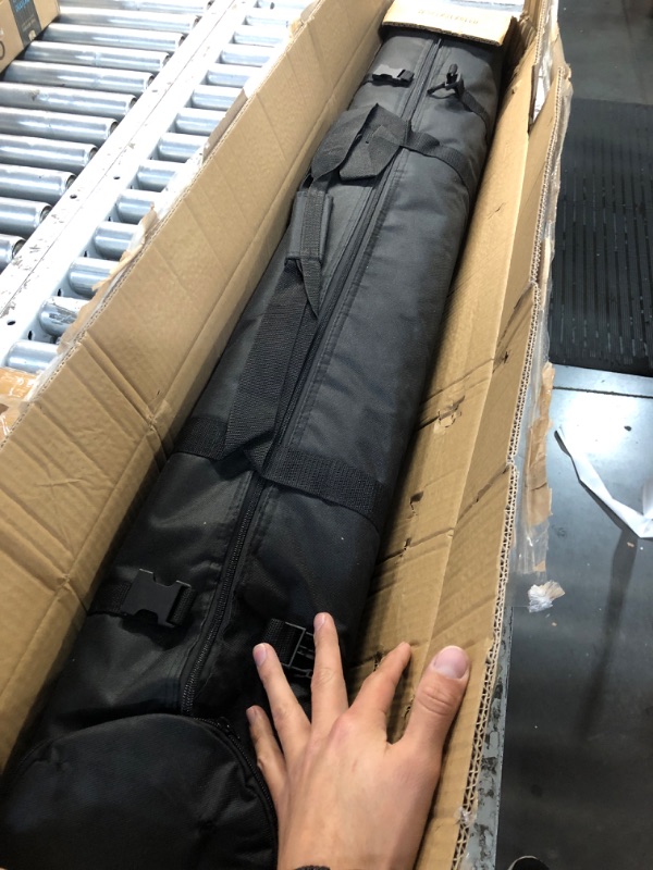 Photo 1 of (used)(missing a few pieces) SLOW DOLPHIN Photo Video Studio 12ft (W) x 10ft (H) Heavy Duty Adjustable Photography Backdrop Stand Background Support System Kit with Carry Bag