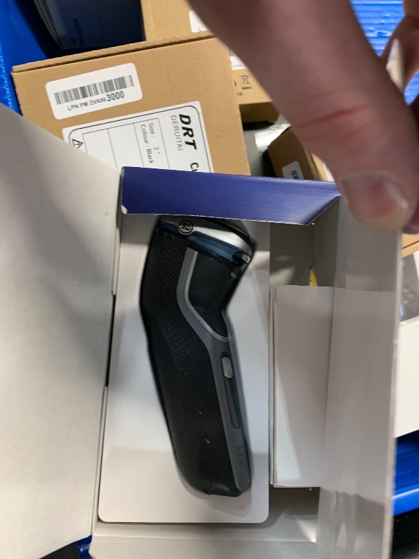 Photo 1 of ***PARTS ONLY***Philips Norelco Shaver 3900 Series, Wet and Dry Electric Shaver, P-Cap, Travel Pouch, Charging Stand, Storm Blue, Model S3341/92