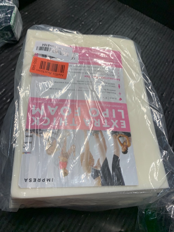 Photo 1 of [6 Pack] Extra Thick Lipo Foam - Post Surgery Ab Board for Use with Post Liposuction Surgery Compression Garments Such As Fajas Colombianas, Phax and Lowla Coresets - Medical Grade Foam