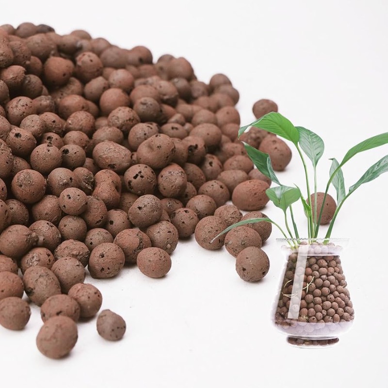 Photo 1 of  lbs LECA Clay Pebbles for Plants, 4-16mm LECA Balls for Indoor Plants Hydroponic, Aquaponics, Natural Leca Balls for Soil Root Development, Orchid Potting Mix