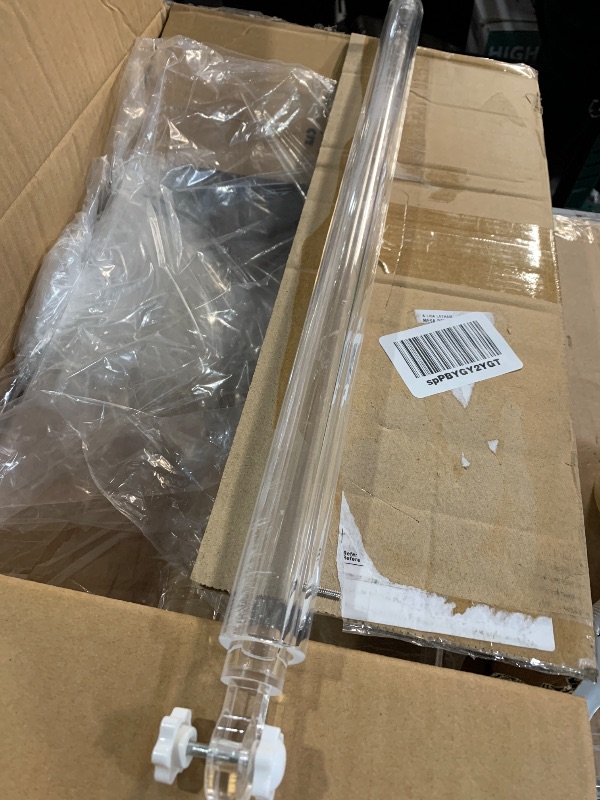 Photo 1 of (used) (see images) solaround Acrylic Podium Stand, Adjustable Height Pulpits Modern Lectern Pulpit for Classroom, Concert, Church, Speech, Clear (M)