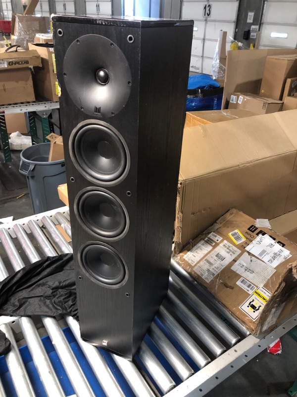 Photo 1 of * nonrefundable! *extremely damaged!* PARTS ONLY!* see pictures*  Monolith T5 Floorstanding Tower Speaker - Black (Each) Powerful Woofers, Punchy Bass, High Performance Audio, for Home Theater System - Audition Series