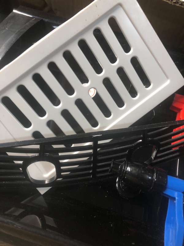 Photo 1 of **DAMAGED, DOOR IS FALLING OFF, UNABLE TO TEST**
Farberware FW29919 Freestanding Hot and Cool Water Cooler Dispenser, Black