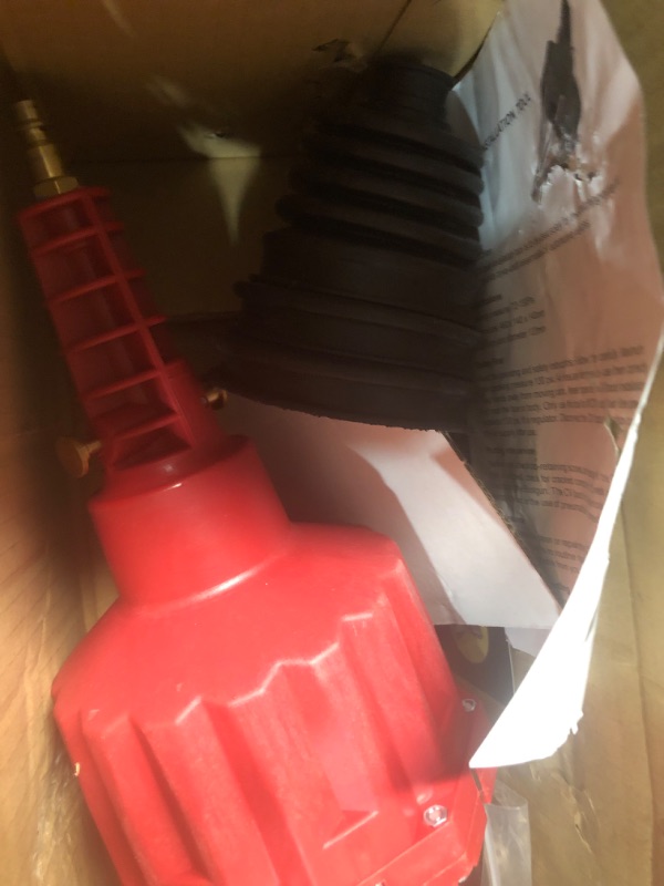 Photo 1 of Dasbecan Universal Pneumatic CV Boot Expander Tool, CV Axle Boot Installation Tool, CV Joint Boot Spreader Removal Tool Kit Compatible with BMW UTV ATV Red