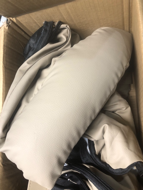 Photo 1 of (MISSING PARTS) (NOT A COMPLETE SET) FUNNYFUZZY Dog Car Seat for Small Dogs, Waterproof Dog Car Bed with Storage Pocket, Safety Clip-On Dogs Leash, Detachable Portable Pet Carseat (Grey, 21.65 x 19.69 x 17.72 inches)