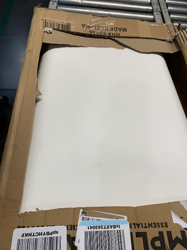 Photo 1 of (Used) SIMPLI-MAGIC 79502 13 Gallon Touchless Sensor Trash Can, Rectangle Garbage Bin, Perfect for Home, Kitchen, Office, White