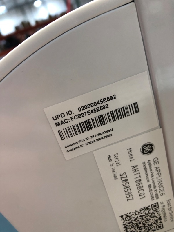 Photo 1 of ***USED - POWERS ON - UNABLE TO TEST FURTHER - LIKELY MISSING PARTS - SEE PICTURES***
AHTT06BC GE Clearview Air Conditioner 6,100, WiFi Enabled, Ultra Quiet for Small Rooms up to 250 Sq. FT, Full Window View with Easy Installation, Flex-Depth Design, 6100