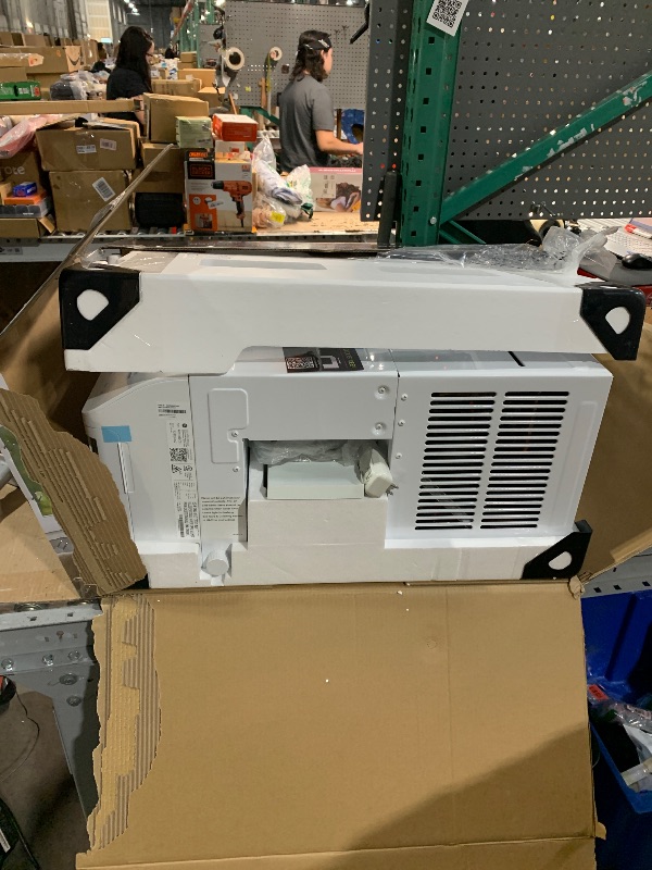 Photo 1 of (PARTS) (FAIR) (UNABLE TO TEST FULLY) Profile ClearView Ultra Quiet 10,000 BTU 115V Window Air Conditioner Cools 450 Sq. Ft. with Easy Install in White