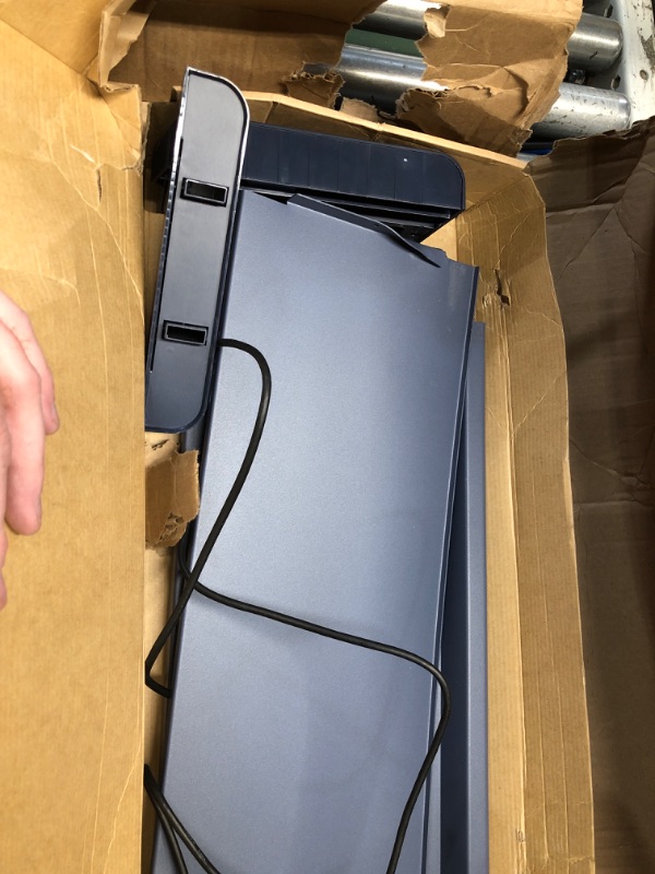 Photo 1 of ***Missing power cord***
Vaydeer All-in-One Dual Monitor Stand Riser 2 Tier USB 3.0 Monitor Stand, Metal Monitor Riser with Hub, Support Fast Charging and Transfer Data, Desk Organizer for PC, iMac?21.4inch