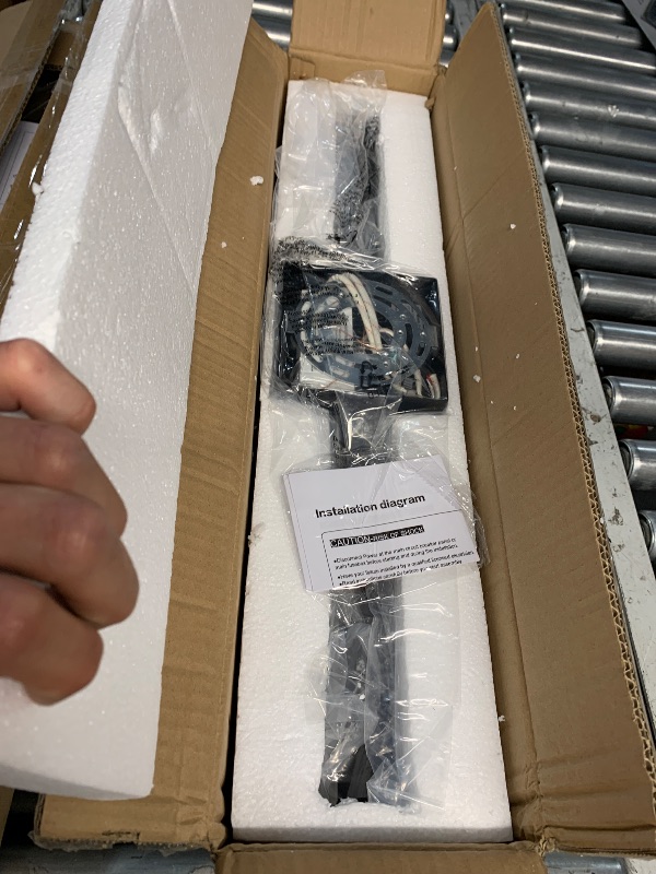 Photo 1 of SineRise LED Modern Bathroom Vanity Light Bar (24-Inch, 3000K/4000K/6000K), Matte Black Dimmable Modern Acrylic Bathroom Wall Lighting Fixtures Over Mirror