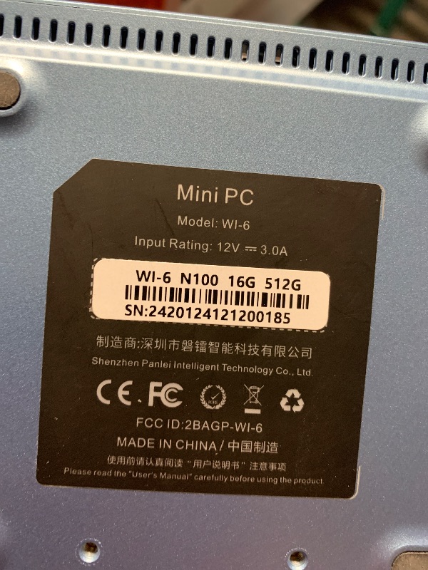Photo 1 of ***(FOR PARTS ONLY/ NON FUNCTIONAL)***
PELADN Mini PC N100 16GB,DDR4 RAM 512GB M.2 PCIe SSD, Intel 12th Gen Alder Lake- (up to 3.4GHz),Desktop Computer Support 4K Dual Display/USB3.2/WiFi 4/BT4.2