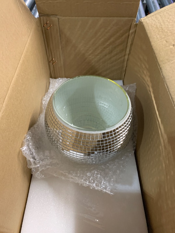 Photo 1 of ***(PARTIAL SET/ ONLY 1)***
Esamploe 2 Pcs Disco Ball Vase, 5 x 6 Inch Mirrored Disco Ball Planters Perfect for Decorative Living Room, Bedroom, Dining Table, Wedding, Party, Birthday