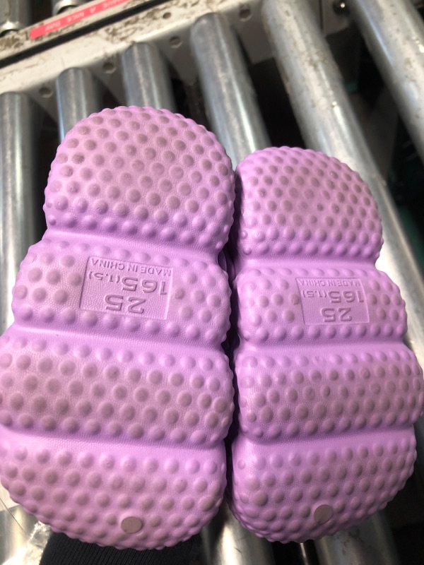 Photo 1 of **SOLES ARE DIRTY** INMINPIN Kids Girls Boys Clogs Garden Shoes Toddler Slides Sandals Children Water Shower Beach Pool Slippers Indoor Outdoor,Toddler 9,Purple