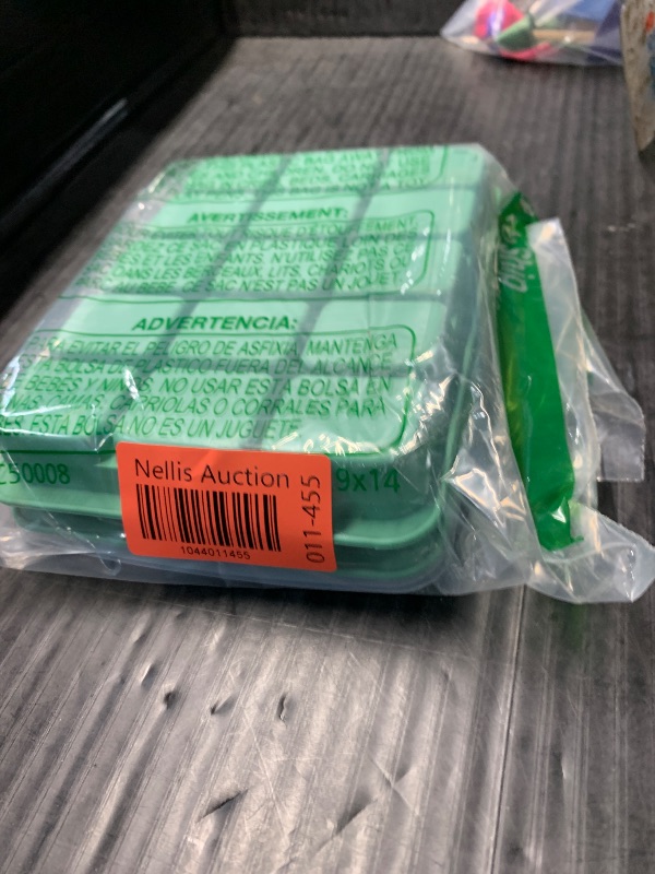 Photo 1 of Ice Cube Trays Set of 2, Easy Release 15 Flexible Silicone Ice Cube Molds with Removable Lid Reusable Freezer Ice Trays Stackable for Whiskey, Baby Food, BPA Free (BAMBOO GREEN)