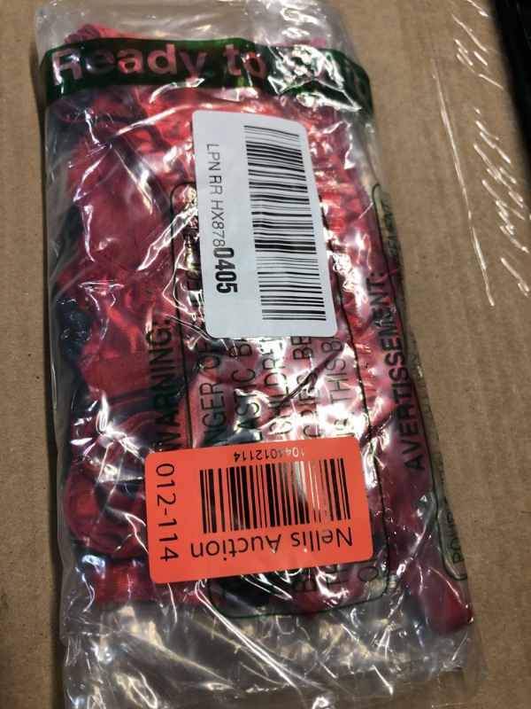 Photo 1 of (LARGE) (BAGGED) Lilosy Sexy Satin Mesh Floral Sheer Embroidered Underwire Lingerie Set 2 Piece Women Push Up See Through Matching Bra Panty Flower Red X-Large