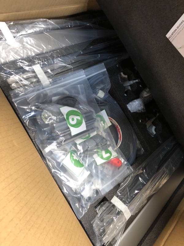 Photo 1 of TOPCUBE 3D Printer Enclosure for Bambu Lab A1 Combo, 360° Transparent Acrylic Enclosure with LED Light, Odor Isolation Noise Reduction Constant Temperature 3D Printer Cover Box, 540x600x540MM
