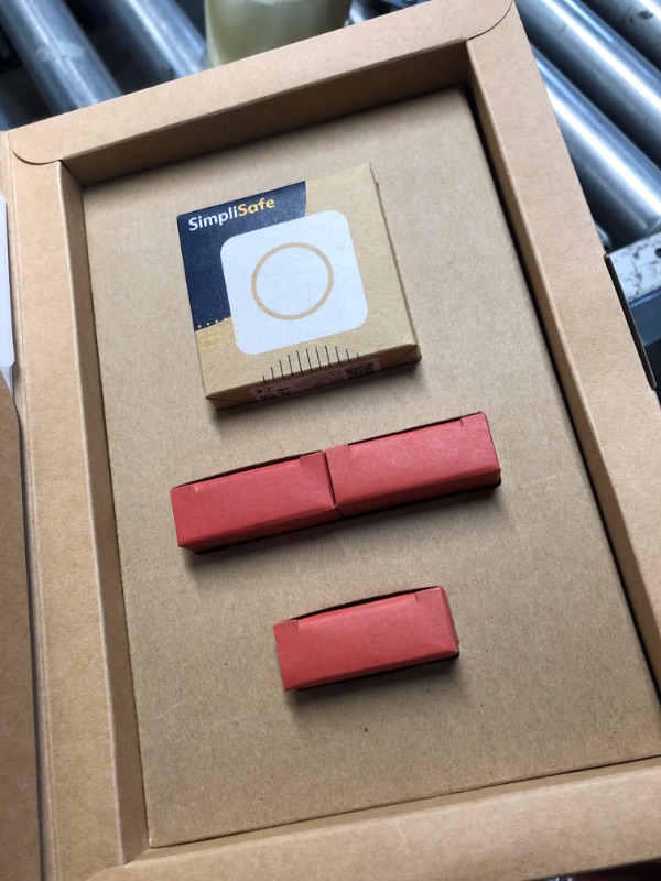 Photo 1 of *** FACTORY SEAL***Smart Home Security System (7 pc.) with Base Station, Siren, Keypad, Motion Sensor, 3 Entry Sensors, and Key Fob