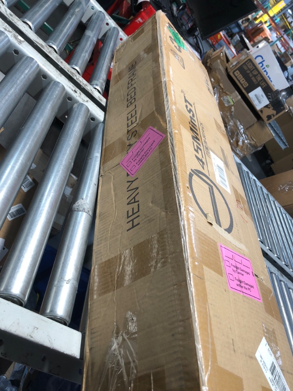 Photo 1 of *** FACTORY SEAL***45MinST 3600lbs Heavy Duty Reinforced Platform, 18 Inch Tall Mattress Foundation, Steel Slats Support Bed Frame with Underbed Storage, Easy Assembly and Non Squeak, Cal King
