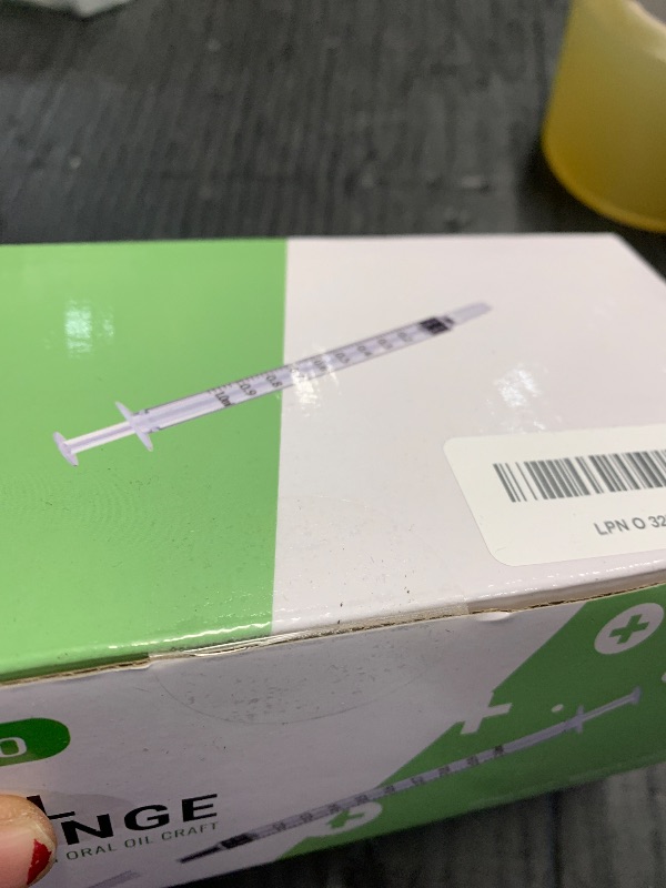 Photo 1 of *** FACTORY SEAL******NONREFUNABLE***50 Pack 1ml Syringes with caps for Liquid, Oral, Medicine, Colostrum Collector Feeding without Needle, Individually Wrapped