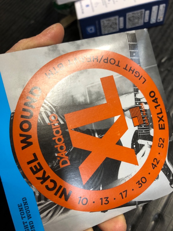 Photo 1 of *** FACTORY SEAL***D'Addario Guitar Strings - XL Nickel Electric Guitar Strings - EXL140-3D - Perfect Intonation, Consistent Feel, Reliable Durability - For 6 String Guitars - 10-52 Light Top/Heavy Bottom, 3-Pack