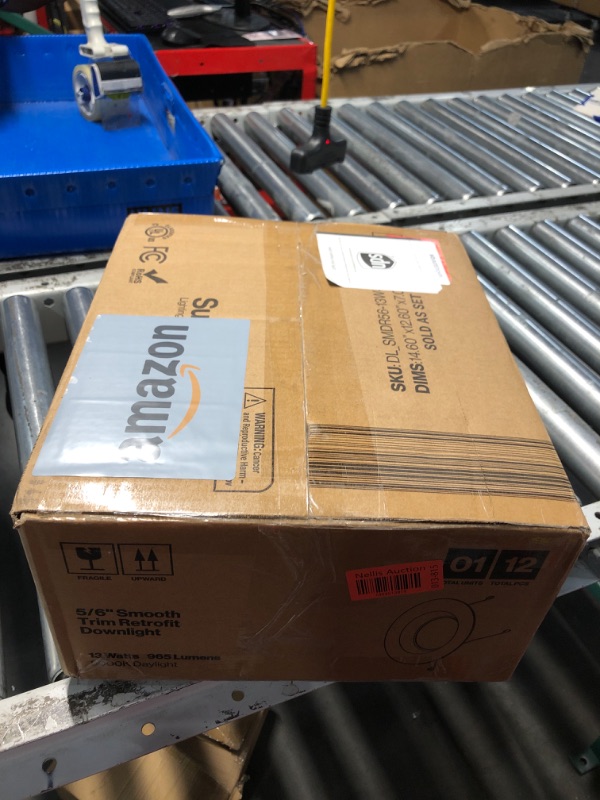 Photo 1 of *** FACTORY SEAL***Sunco 12 Pack 6 Inch LED Can Lights, Retrofit Recessed Lighting, Smooth Trim, 965 LM, 13W (75W Equivalent), 5000K Daylight, Dimmable, Damp Rated UL