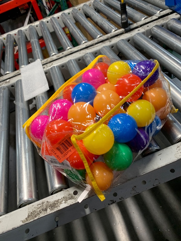 Photo 1 of ***(SMALL BAG)***
Hovenlay Ball Pit Balls Phthalate Free BPA Free Crush Proof Plastic - 7 Bright Colors in Reusable Play Toys for Kids with Storage Bag
