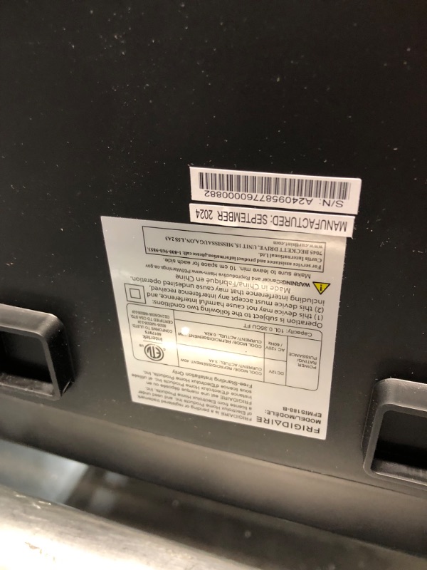 Photo 1 of ***USED - POWERS ON - UNABLE TO TEST FURTHER***
Frigidaire Portable 10L, 15-can Mini Fridge Brushed Stainless Rugged Refrigerator, EFMIS188-SS