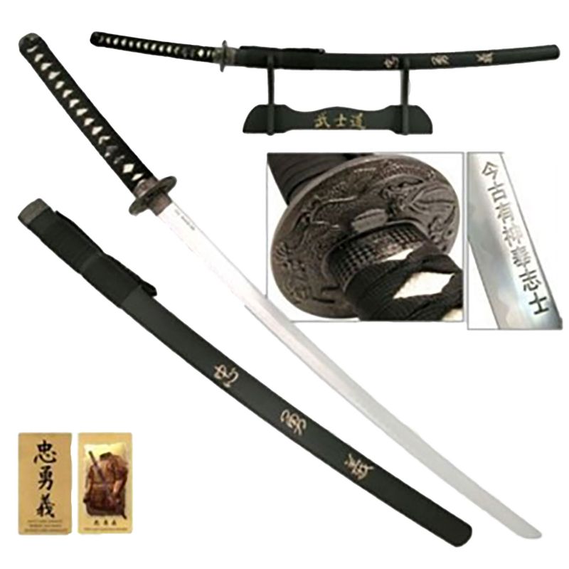 Photo 1 of **DAMAGED, HANDLE IS LOOSE, SWORD IS HAS SCRAPS AND RUST ON IT***
Snake Eye Tactical Sword of Loyalty, Courage and Morality
