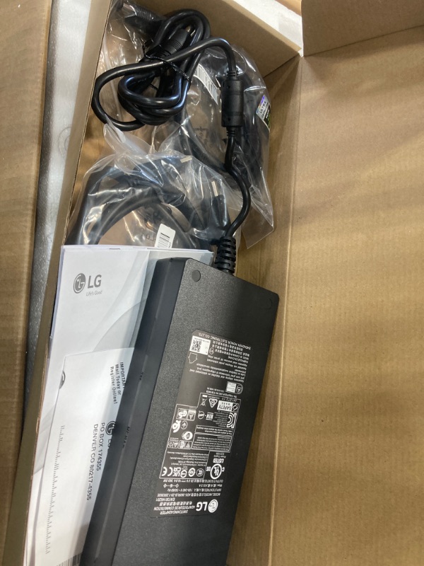 Photo 1 of LG 45GX950A-B 45-inch Ultragear 5K2K WUHD (5120 x 2160) OLED Curved Gaming Monitor, Dual-Mode, 165Hz, 0.03ms, NVIDIA G-Sync, AMD FreeSync Premium Pro, HDR True Black 400, USB Type-C 90W, DP2.1, Black