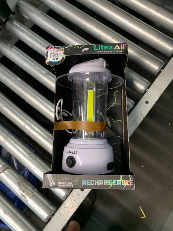 Photo 1 of LitezAll 24877 3500 Lumen Rechargeable Lantern