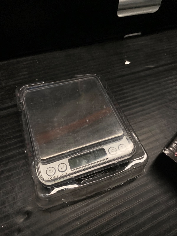 Photo 1 of GDEALER Food Scale, 0.001oz/0.01g Precise Digital Kitchen Scale Gram Scales Weight Food Coffee Scale Digital Scales for Cooking Baking Stainless Steel Back-lit LCD Display Pocket Small Scale, Silver