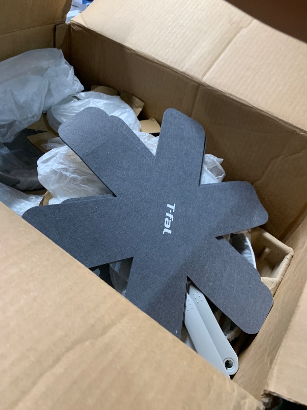 Photo 1 of T-fal Refresh Ceramic, Ceramic Non Stick Cookware Set 20 Piece, Oven Broiler Safe 350F, Kitchen Set w/Egg Pan, Fry Pans, Saucepans, Griddle, Sautepan, Dutch Oven & Utensils, Pots, Pans, Moon Gray