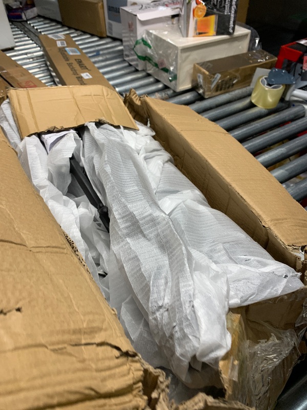 Photo 1 of (Sold for parts) PARTPHONER Outdoor Lamp Post Light 3-Head, Classic Black with Clear Glass Panels, E26 Base Maximum 