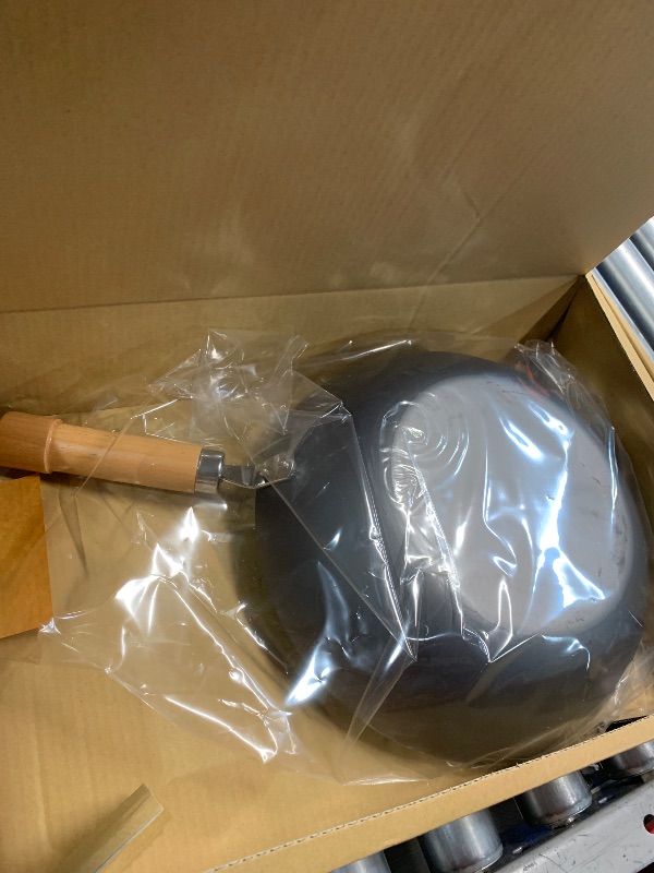 Photo 1 of ??? Riverlight KIWAME PREMIUM iron frypan,wokpan,Starter Kit,No Coating,Rust-resistant,made in japan (Wok pan 11.8 inches (30cm))