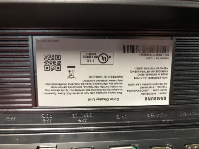 Photo 1 of ***NONFUNCTIONAL* PARTS ONLY** USED - SCRATCHED AND DIRTY - DOESN'T POWER ON - UNABLE TO TROUBLESHOOT - SEE PICTURES***
SAMSUNG 49” Odyssey G9 Series DQHD 1000R Curved Gaming Monitor, 1ms(GtG), VESA DisplayHDR 1000, 240Hz, AMD FreeSync Premium Pro, Height