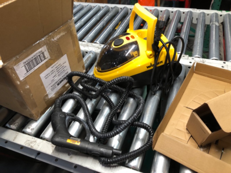 Photo 1 of ***HEAVILY USED AND DIRTY - LIGHTS UP WHEN PLUGGED IN - UNABLE TO TEST FURTHER - LIKELY MISSING PARTS - SEE PICTURES***
Wagner Spraytech C900054 905e AutoRight Multi-Purpose Steam Cleaner, 12 Accessories Included, Power Steamer for cleaning, Color May Var