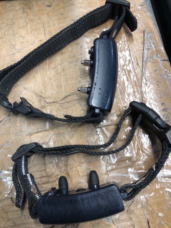 Photo 1 of (see all images for damage0 Dog Shock Collar 2 Dogs(15-150lbs) with Flashing Light for Night Walks,4000FT Dog Training Collar Adjustable Pitch Beep