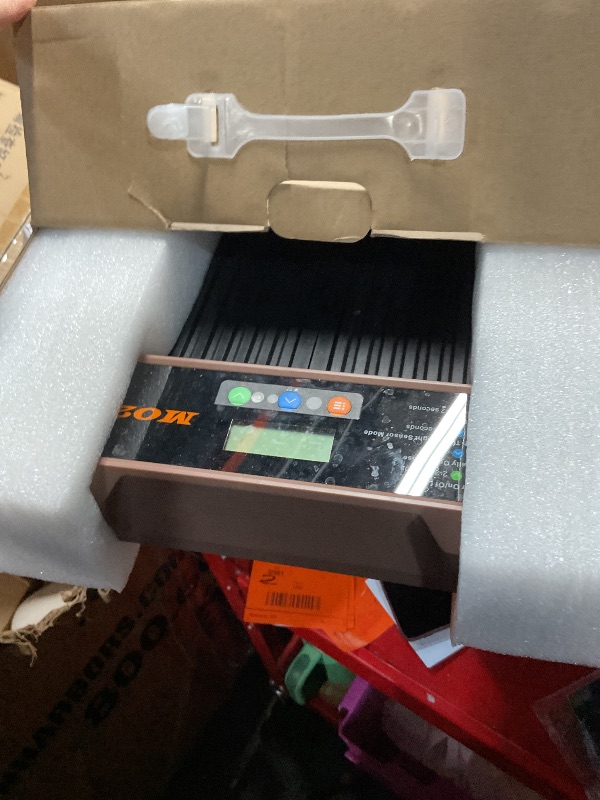 Photo 1 of Automatic Chicken Coop Door Solar Powered with Single-Direction Double Door, LCD Screen Electric Chicken Door with 4 Open Mode of Timer, Light Sensor, Remote Control, Manual, Rechargeable Poultry Door