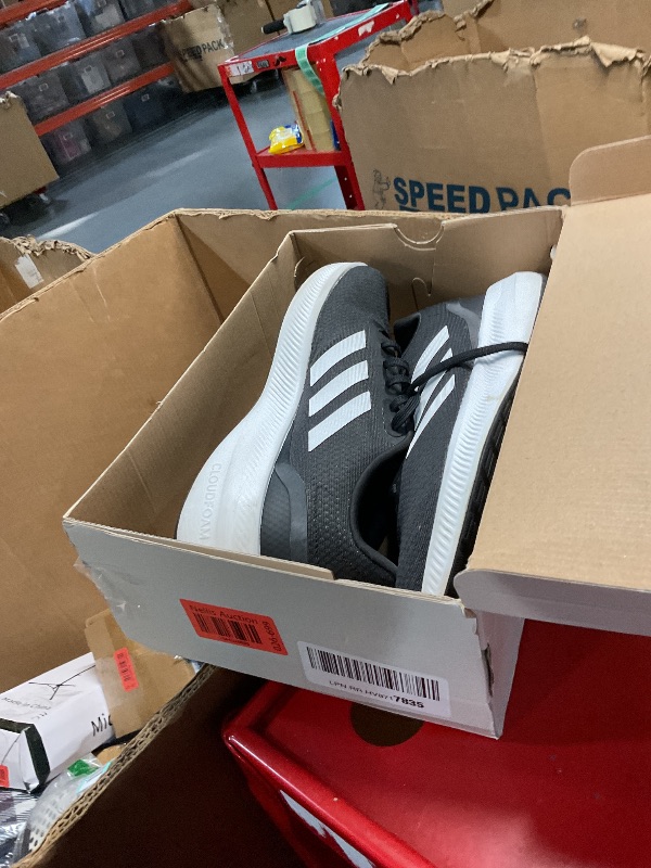 Photo 1 of adidas Men's Run 72 Sneaker, Black/White/White, 10.5