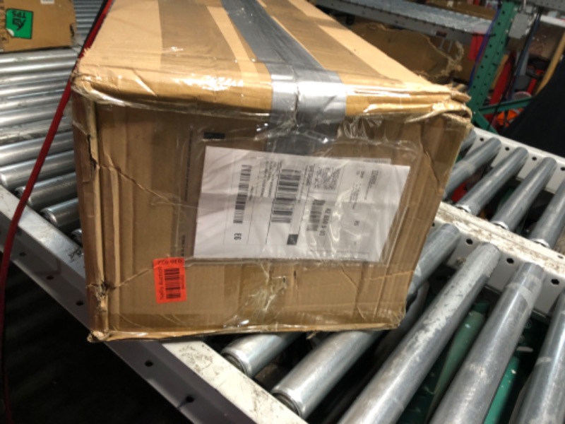 Photo 1 of ***DAMAGED - SHELVES DENTED - SEE PICTURES***
xinyourui Fruit Basket for Kitchen No Assembly, Rolling Rotating Storage Cart,Bathroom Shelf,Mobile Metal Utility Storage Cart,Potato and Onion Storage Drawer Cart(Bright White, 5 Tier-Square)
